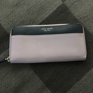 Bigger purple and navy blue Kate spade wallet